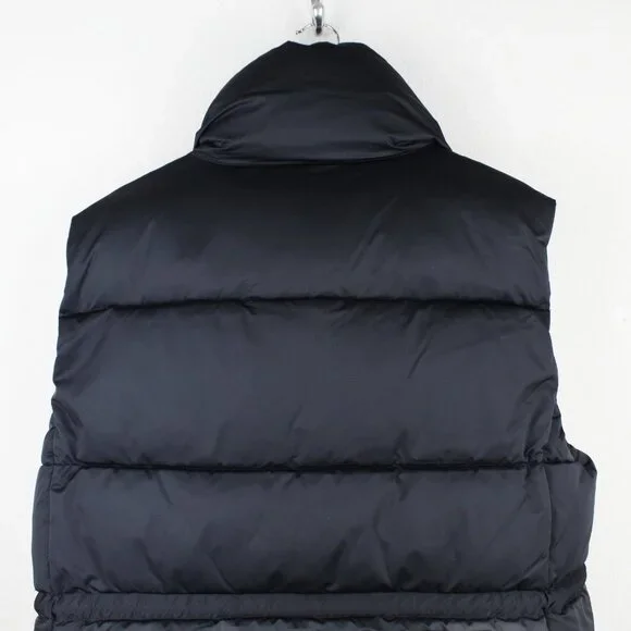 NWT Save The Duck Ren Puffer Vest, Black, 6/XL– Eco-Friendly, Drawstring Waist